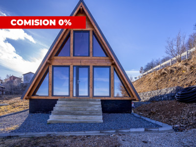 Cabana tip A-frame de vanzare  cu CF Agroturistica I Plopi I Muntele Rece