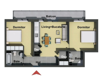 Apartamente de vanzare Floresti imagine mica 7