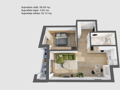 Apartamente de vanzare Cluj-Napoca Semicentral / Paris imagine mica 3