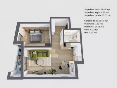 Apartamente de vanzare Cluj-Napoca Semicentral / Paris  imagine mica 2